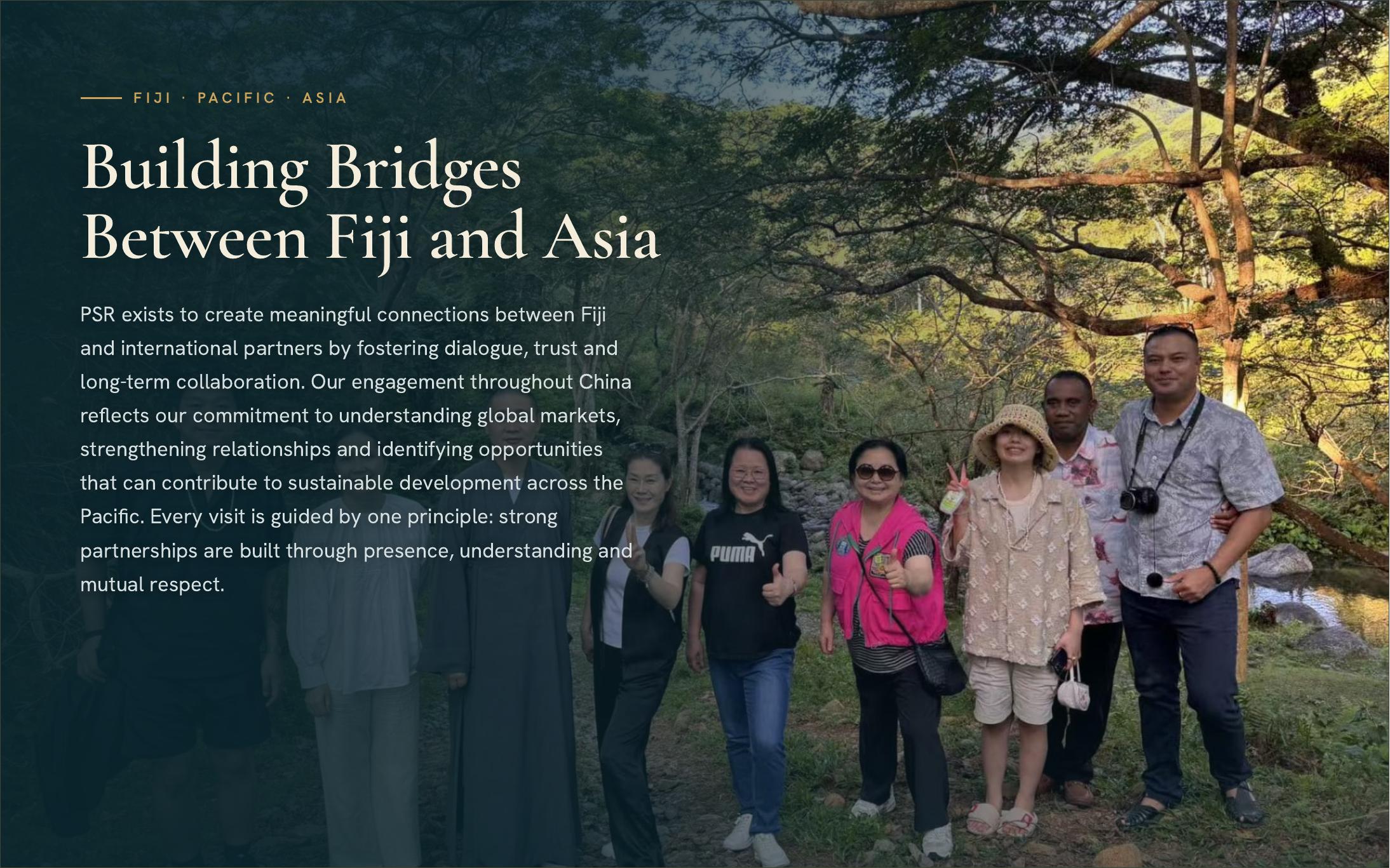 Building Bridges Between Fiji and Asia · Pacific Silk Road