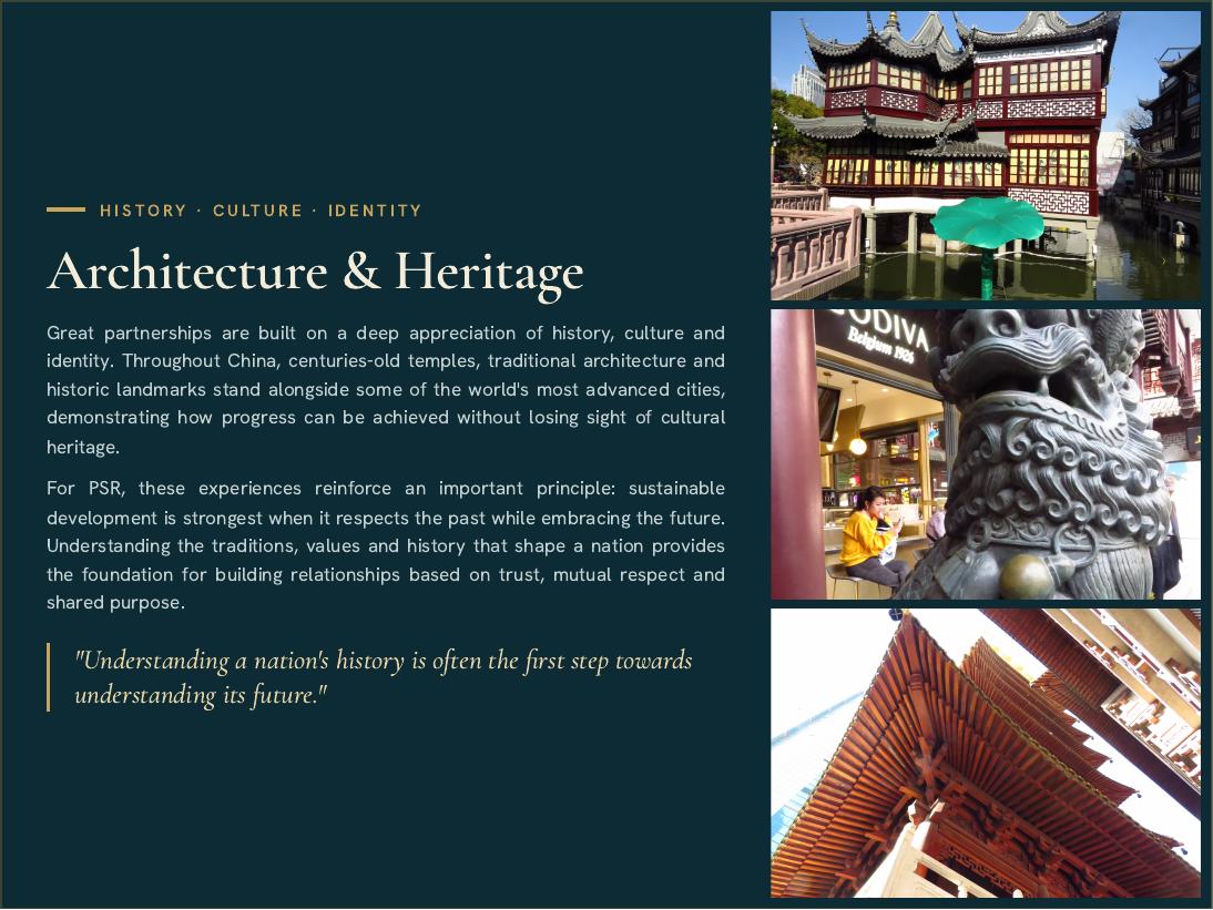 Architecture & Heritage · PSR